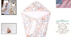 Fun Floral Hooded Bath Towels For Kids - Perfect For Baby Showers   Gifting