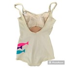 Vintage Deweese Design 60s 70s One-piece Sta-cup Bra Swimsuit Sz 12 34  read 