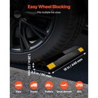 Uimoso Durable Parking Curb Set  2 Pieces  18-inch Heavy-duty Floor Stopper