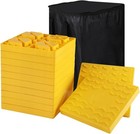Rv Camper Leveling Blocks 12-pack  Heavy-duty Interlocking Anti-slip Stabiliz   