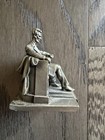 Vintage Hudson Pewter Abraham Lincoln Figurine From 1958  Artist R  W  Baston