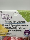 New Vintage Dritz Tomato Pin Cushion Strawberry Emery Needle Sharpener One Used