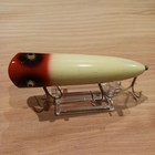 Vintage Heddon Lucky 13 Glass Eye Wood Fishing Lure Collectible Classic