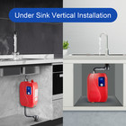 Portable 110v Instant Electric Tankless Hot Water Heater Shower Kitchen Bathroom
