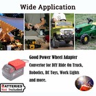 For Milwaukee 18v Lithium-ion Battery Power Wheels Diy Adapter With Fuse switch