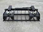 60  Dual Cylinder Root Grapple Bucket Attachment Fits Skid Steer Quick Attach