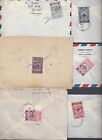 Lebanon Palestine 1948 Collection Of 6 Air Mail Cover With 6 Different Palestine