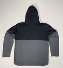 Adidas Men   s Xl Pullover Hoodie Grey Black Workout Active Sports Fleece Outdoor