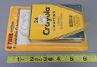 4x 1987 Vintage New Sealed Binney Smith Crayola Crayons 24pk W Coloring Cards