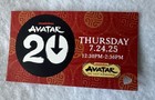 Avatar The Last Airbender - Original Tv Poster Sdcc 2025 Signed 20th Anniversary