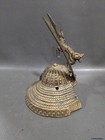 Vintage Japanese Miniature Kabuto Decoration With Dragon Samurai Helmet H12 