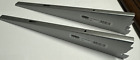 Lot Of 16 Rubbermaid 11 5  Twin Track Shelf Bracket Fg4c0502snckl Satin Nickel