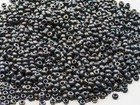 Vintage Antique Czech Glass Seed Beads Metallic Gray Iris Ab 11 0 To 10 0 C18-1