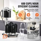 Electric Glass Washer 5-brush Bar Glass Cleaner 600 Cups h For Wine Glass