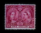     Canada Scott  61 Queen Victoria  1897  Jubilee  1 Mint Never Hinged Vf