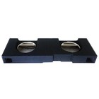 Fits 2014-2018 Chevy Silverado Crew Cab Dual 10    Subwoofer Box W  Rgb Led Lights
