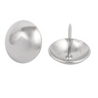 25mm Dia Stainless Steel Upholstery Nail Decorative Tack Stud Push Pin 15pcs