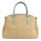 Coach F29683 Signature 2way Handbag Pvc Women S Used From Japan