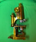 Antique R j Beck Microscope C 1890 With Mahogany Case   Accessories - Excellent