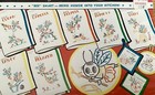 Vtg 1950s Vogart Transfer Patterns   293 Bee Smart-tea Towels potholders  Uncut