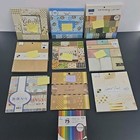 Scrapbook Paper Pad Destash Lot 6x6 Craft Smith Bobunny Glitz Design Foil 10pc
