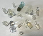15 Vintage Different Styles   Sizes Glass Bottle Decanter Stoppers  Lot  4