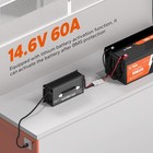 Litime 12v 14 6v  60a Lifepo4 Lithium Battery Charger Mountable -refurbished