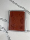 Stampin Up Spotlight On Christmas Wood Rubber Stamp Set New 