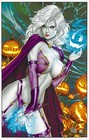 Lady Death All Hallows Eve 1 Cover Original Comic Art Plus 2 Prints Mike Debalfo