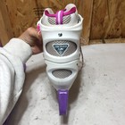 Lake Placid Summit Adjustable Youth Ice Skates Girls 1-4 White