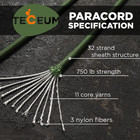 5 32  Paracord Rope 1000     1000ft   200ft   100ft   50ft     Tactical Parachute Co