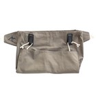 Roo Gardening Apron With Pockets For Women   Men - Taupe Grey Joey-waist Only