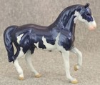 Breyer Mini Whinnies Gran Cavallo Metallic Blue Pinto75th Anniversary Advent