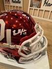 Oklahoma Sooners Heisman Chrome Mini Helmet Mayfield Owens White Murray Signed