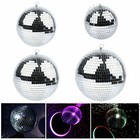 8  10  12  Mirror Glass Disco Ball Dj Home Party Club Stage Shiny Light Effect