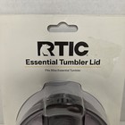 Rtic 30 Oz Spill Proof Flip Top Tumbler Lid  Plastic  Clear black
