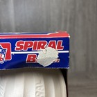 Vintage Justoys Buffalo Bills Spiral Foam Ball Football White Red 90s Rare