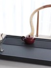 Heavy Stone Tea Tray Black Stone Tea Table Water Draining Tea Serving Trays New