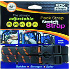 Rok Straps Motorcycle Luggage Tie Down Adjustable Straps 12 -42  X 5 8  Orange