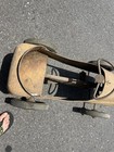Vintage Metal Pedal Car Ride-on Toy Project  Rusty Yellow  Ages 4-7