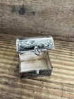 Vintage Sterling Silver Keepsake Pill Box Pendant Mexico 925
