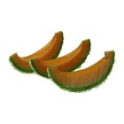 Dollhouse Cantaloupe Melon Slices Detailed Rind Doll House Miniature Food Fruit