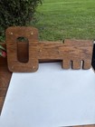 Vintage Wooden Key Holder Ready To Hang Six Hooks