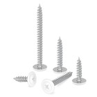  8 X 1  120 Pcs  White Head Modified Truss Head Wood Screws  Phillips Drive F   