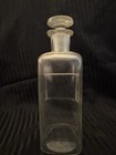 Antique W  T    Co Glass Apothecary Pharmacy Medical Bottle W  Stopper
