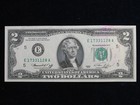 1976 Postmarked Bicentennial Two Dollar Note   Uncirculated    2 First Day Issue