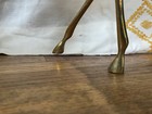 Set Of 2 Large Brass Deer Vintage Brass Hollywood Regency Mid-century Modern Mcm
