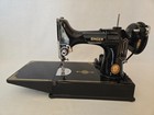 1952 Singer Featherweight 221-1 Sewing Machine  Original Case With Attachments