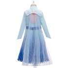 Kids Girls Frozen 2  Princess Elsa Costume Blue  Coat Cosplay Party Holiday Dres