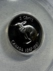 1967 Canada 5 Cents Proof Like Graded Ms 65 Cameo By Anacs